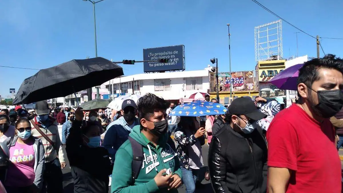 Marcha CNTE Obelisco 2